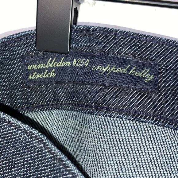 Citizens of Humanity dark wash cropped low rise straight leg jeans size 28 B112 - Picture 5 of 5